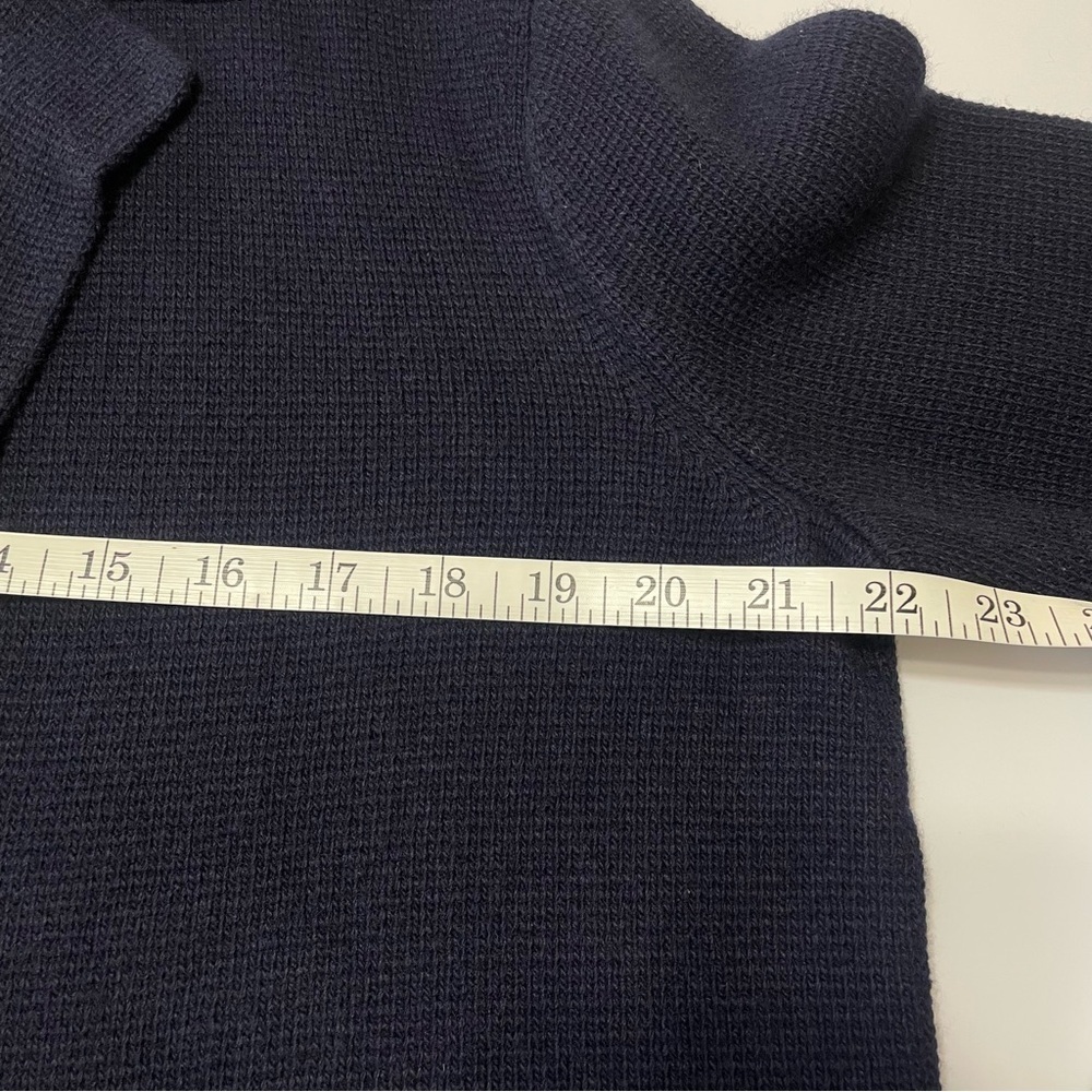 Talbots Women's Notch Collar Sweater Blazer Navy Size Small - Picture 8 of 10